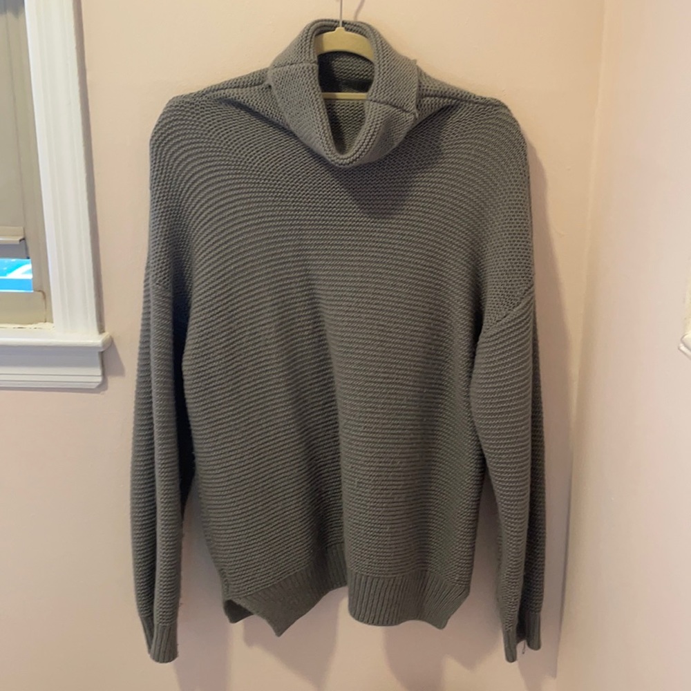 Gray sweater